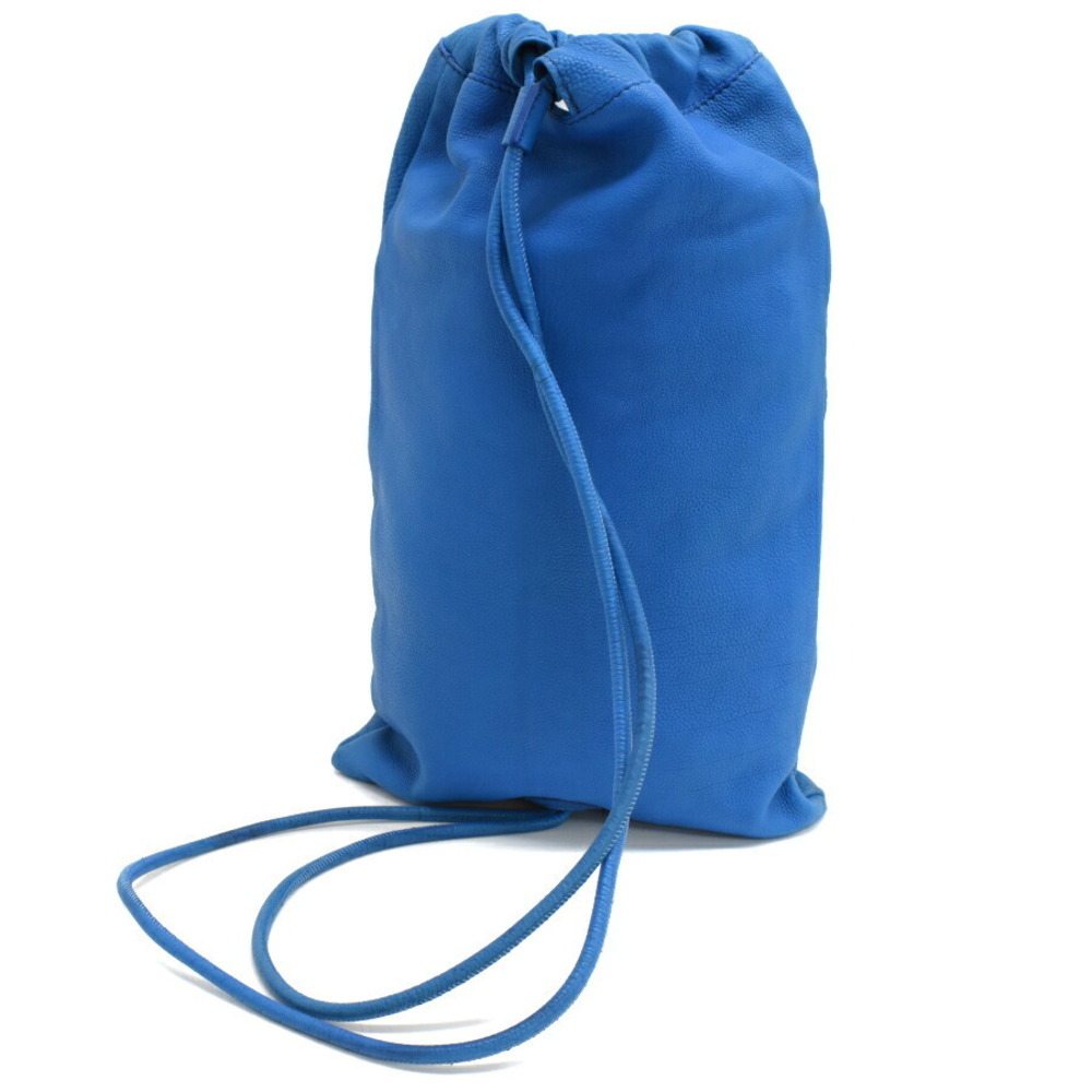 Burberry Prorsum knapsack backpack blue calfskin leather - Picture 7 of 9